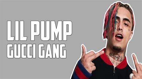 Lyrics for Gucci Gang by Lil Pump 